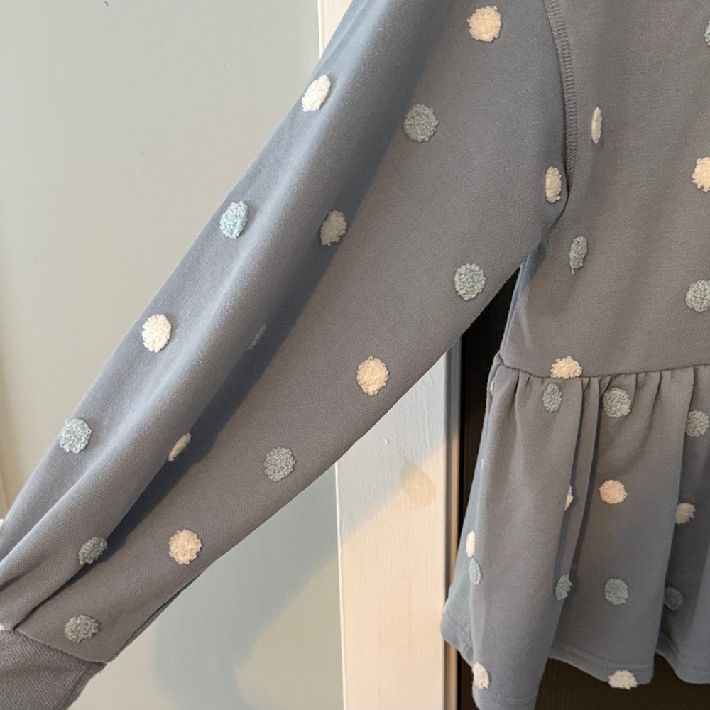 Blu Pepper Light Blue Knit Top - Picture 3 of 6